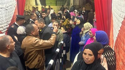 السيدات يتصدرن المشهد الانتخابي وإقبال كبير بالقليوبية (صور)