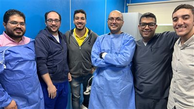 فريق المناظير بمعهد تيودور بلهارس للأبحاث ينجح في استئصال ورم بالمعدة باستخدام تقنية مبتكرة