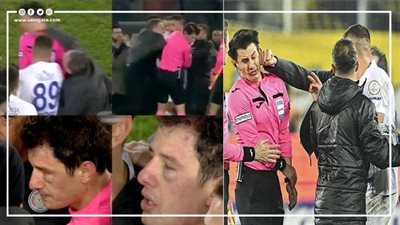 الضربة القاضية، لحظة اقتحام رئيس ناد تركي مباراة لـ