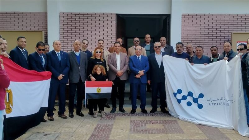 وفد مطار أسيوط يشارك