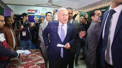 الأمين العام لجامعة الدول العربية يدلي بصوته في الانتخابات الرئاسية 2024