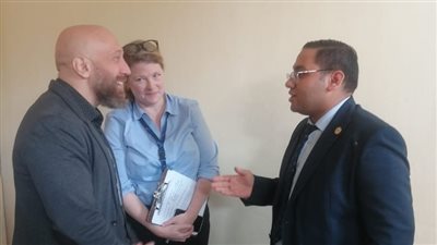 جولة تفقدية لبعثة أمريكية علي لجان الجمالية والدراسة (صور)