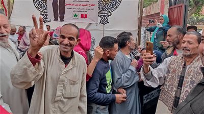 الانتخابات الرئاسية، إقبال كثيف على لجنة الشهيد توفيق زهني بدمنهور الوحش (صور)