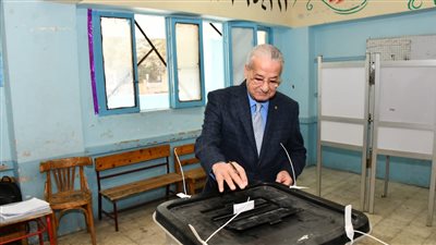 رئيس نادي المقاولون العرب يدلي بصوته في الانتخابات الرئاسية