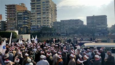 مسيرة للكهنة وأئمة الأوقاف بالشرقية للمشاركة فى انتخابات الرئاسة (فيديووصور)