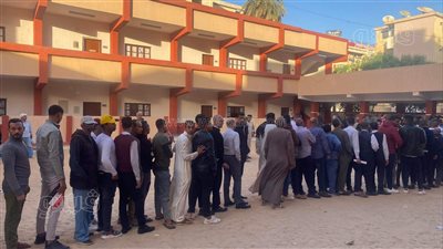 توافد المواطنين على اللجان الانتخابية في أسوان (فيديو وصور)