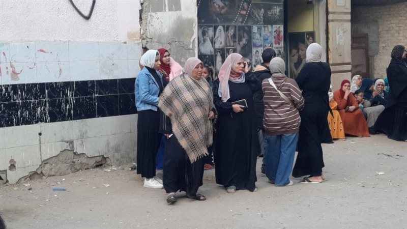 جانب من احتشاد الناخبين