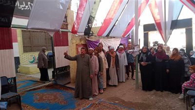 إقبال المواطنين على لجان الخانكة قبل انتهاء اليوم الأخير للانتخابات الرئاسية 2024 (صور)