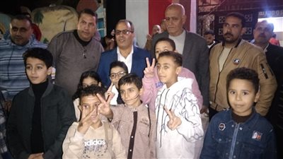 أطفال الدقهلية تحتفل أمام لجان الانتخابات الرئاسية 2024