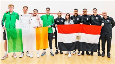 الإسكواش، منتخب مصر يفوز على أيرلندا في بطولة العالم للفرق
