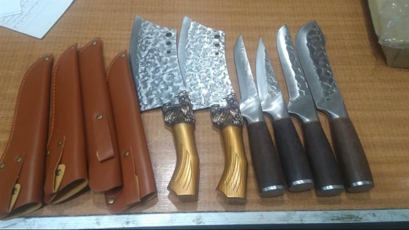 المضبوطات بحوزة رجال