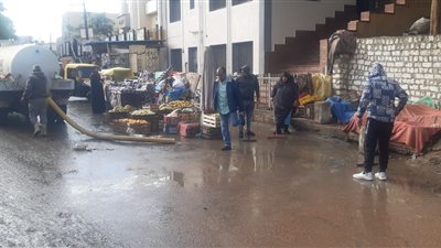 سقوط أمطار غزيرة في محافظة البحيرة (صور)