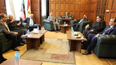 رئيس غرفة التجارة بالإسكندرية يستقبل نظيره الليبي لبحث سبل التعاون