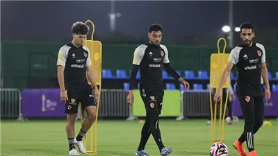 كأس العالم للأندية، الأهلي يخوض مرانه الثاني فى جدة (فيديو)