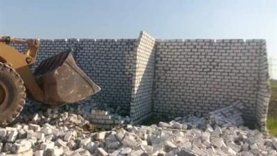 إزالة 16 حالة تعد على مساحة 1887 مترا مربعا بنطاق 4 مراكز بالبحيرة 