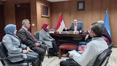 اجتماع للجنة العليا المشرفة على منظومة التخلص الآمن من النفايات الطبية الخطرة بالبحيرة 