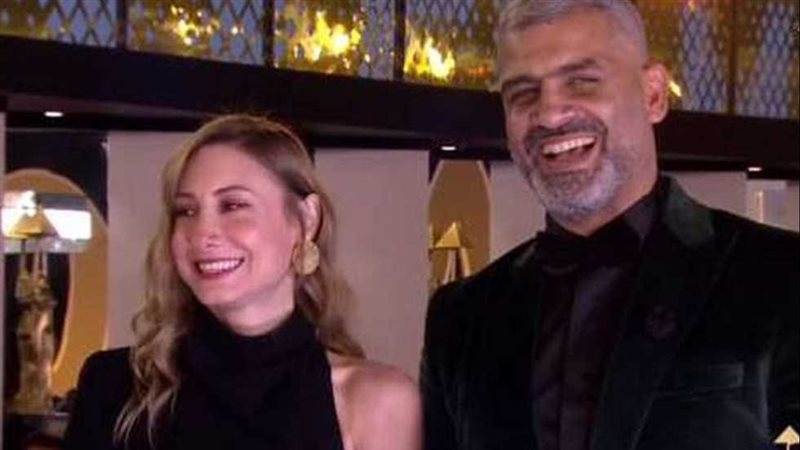 هاني عادل وزوجته،