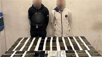 ضبط شخصين بحوزتهما كمية من الحشيش بالقاهرة