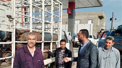 ضبط مستودع قبل التصرف فى أسطوانات بوتاجاز لتحقيق أرباح غير مشروعة بالبحيرة 