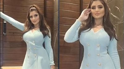 مي عمر تعيد ارتداء نفس الفستان لكن بتنسيق مختلف (صور)