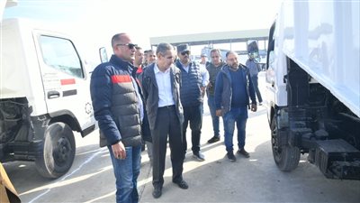 محافظ الغربية يتأكد من جاهزية المعدات لمواجهة الأزمات