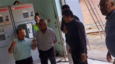 رئيس جهاز المنيا الجديدة يتفقد منظومة مياه الشرب والصرف الصحي بالمدينة