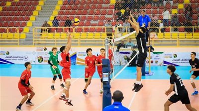 الكرة الطائرة، منتخب الناشئين راحة من منافسات البطولة الأفريقية