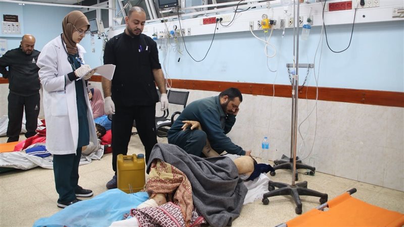 مستشفى في غزة، فيتو