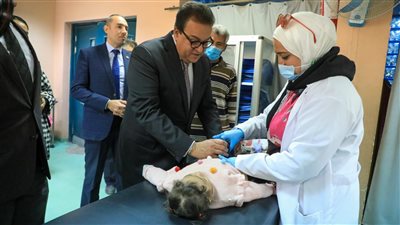 وزير الصحة: تطوير مبنى العيادات الخارجية بالمعهد القومي للجهاز الحركي العصبي بإمبابة