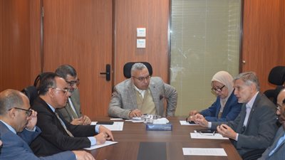 بحوث الإسكان والبناء يستقبل وفد معهد الخرسانة الأمريكي