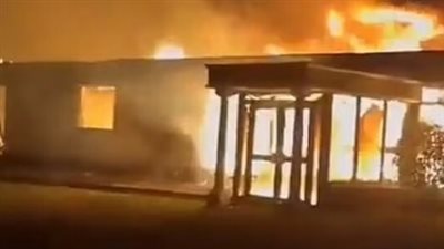  السيطرة على حريق مخزن أخشاب بمنطقة البدرشين