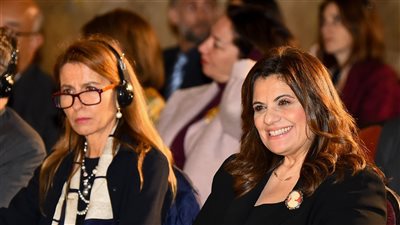 وزيرة الهجرة تشهد حلقة نقاشية بعنوان اللغة العربية إبداعات الحاضر وآفاق المستقبل
