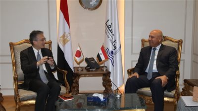وزير النقل يبحث مع السفير الياباني تنفيذ المرحلة الأولى للخط الرابع للمترو