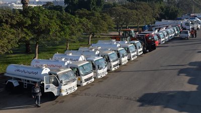 سكرتير عام محافظة الإسماعيلية يشهد اصطفاف معدات الإغاثة والطوارئ بالمراكز (صور) 