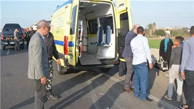 التصريح بدفن 5 أشخاص لقوا مصرعهم في حادث بطريق السويس 