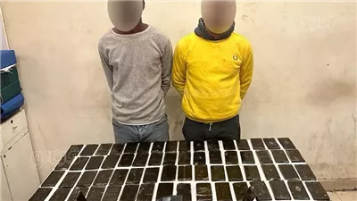 حبس 7 عناصر إجرامية بتهمة حيازة كميات من المخدرات (صور)