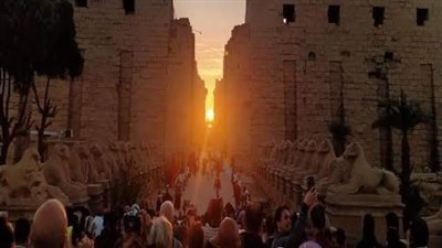 الأقصر تعلن خطة الاحتفال بظاهرة تعامد الشمس على مقصورة قدس الأقداس، الخميس