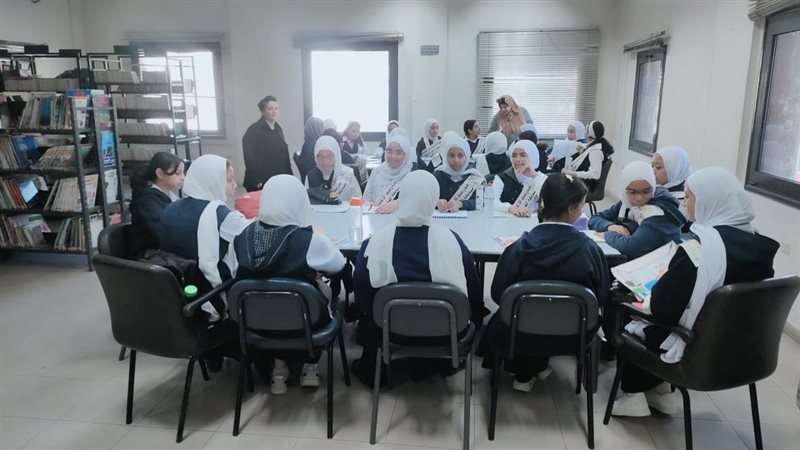 جانب من تنفيذ الورشة،فيتو