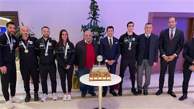 وزير الشباب والرياضة يستقبل بعثة الإسكواش بعد تتويجها ببطولة العالم بنيوزيلندا