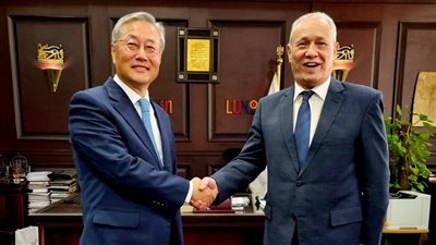 السفير الكوري يبحث سبل التعاون مع محافظة الأقصر