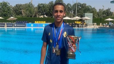 رامز ضياء لاعب منتخب الغطس يتأهل لـ أولمبياد باريس 2024