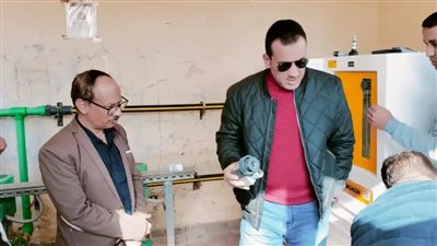 رئيس جهاز طيبة الجديدة يتفقد محطة تنقية مياه الشرب بالمدينة 
