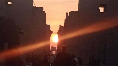 الأقصر تحتفل بتعامد الشمس على قدس الأقداس بمعابد الكرنك، غدًا