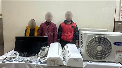 ضبط لصوص ارتكاب جرائم سرقات العيادات الطبية والمواطنين والدراجات النارية بالقاهرة (صور)