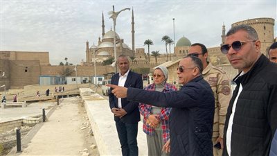 أمين المجلس الأعلى للآثار يتابع مشروعات التطوير بقلعة صلاح الدين الأيوبي 