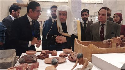 المتحف القومي للحضارة يستقبل رئيس رابطة الجامعات الإسلامية