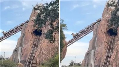 نصف ساعة رعب، لحظة تعطل لعبة بالركاب في ديزني على ارتفاع 200 قدم (فيديو)