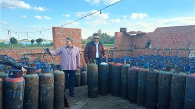 ضبط مصنع طوب بحوزته 220 أسطوانة غاز لاستخدامها في غير الأغراض المخصصة لها بالبحيرة