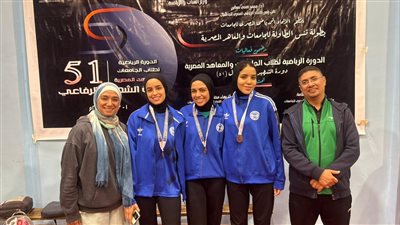 أبطال جامعة القناة يحصدون جوائز تنس الطاولة ببطولة الشهيد الرفاعي (صور) 