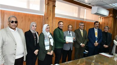 إعلان نتائج مسابقة الطالب المثالي بجامعة القناة (صور) 